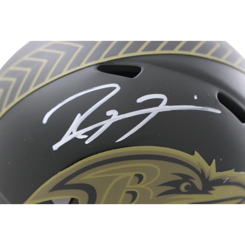 Ray Lewis Baltimore Ravens Autographed 2025 Salute to Service Mini Helmet