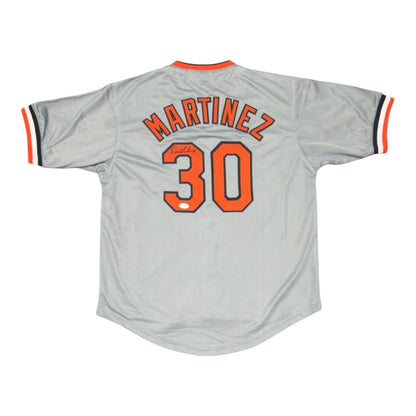 Dennis Martinez Signed Baltimore Orioles Custom Jersey