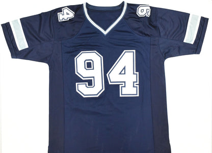 DeMarcus Ware Autographed Dallas Cowboys Custom Blue Jersey