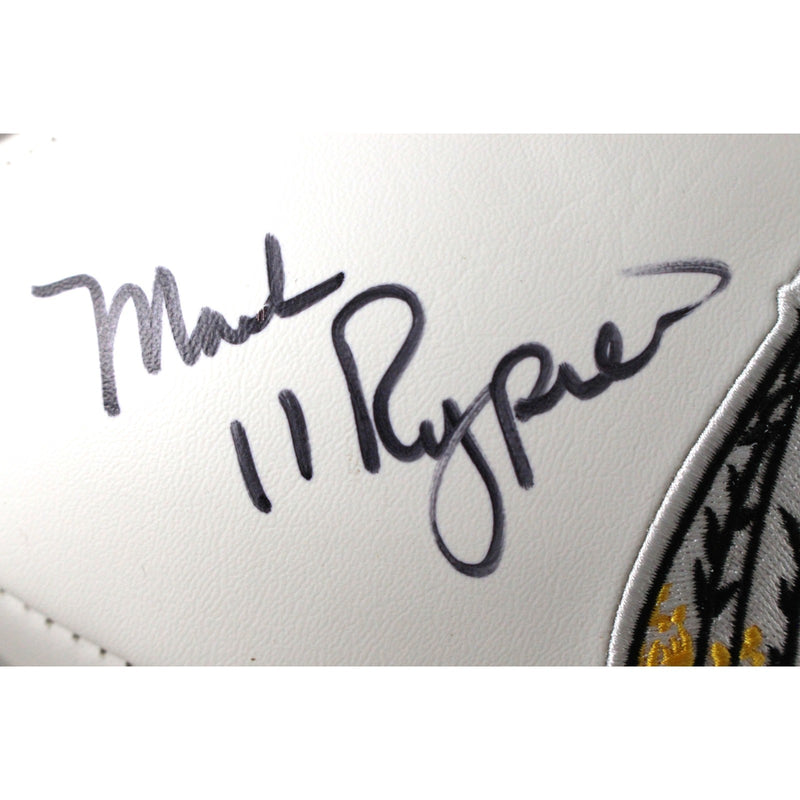 Mark Rypien Autographed Washington Redskins Logo Football (SB MVP)