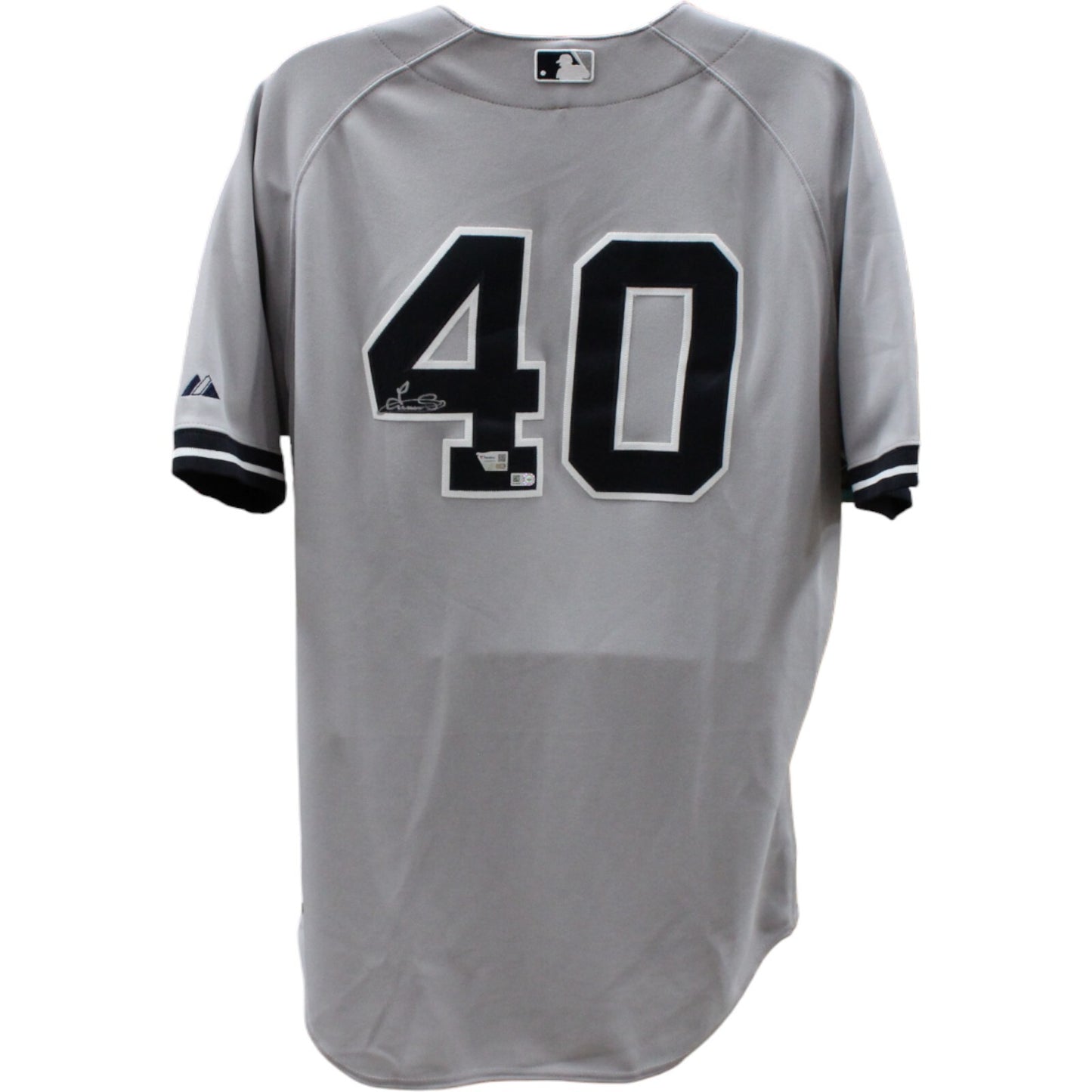 Luis Severino Signed New York Yankees Grey Majestic Jersey