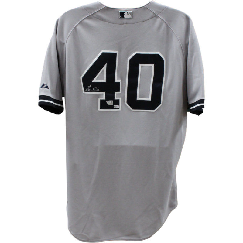 Luis Severino Signed New York Yankees Grey Majestic Jersey