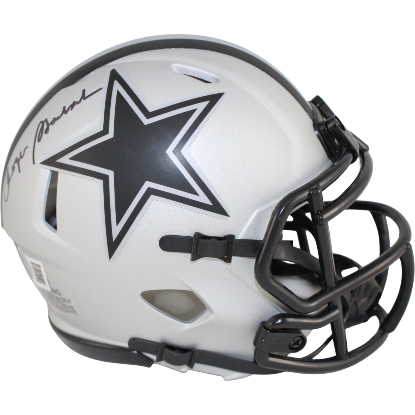 Roger Staubach Autographed Dallas Cowboys Rave Mini Helmet (BAS Witnessed)
