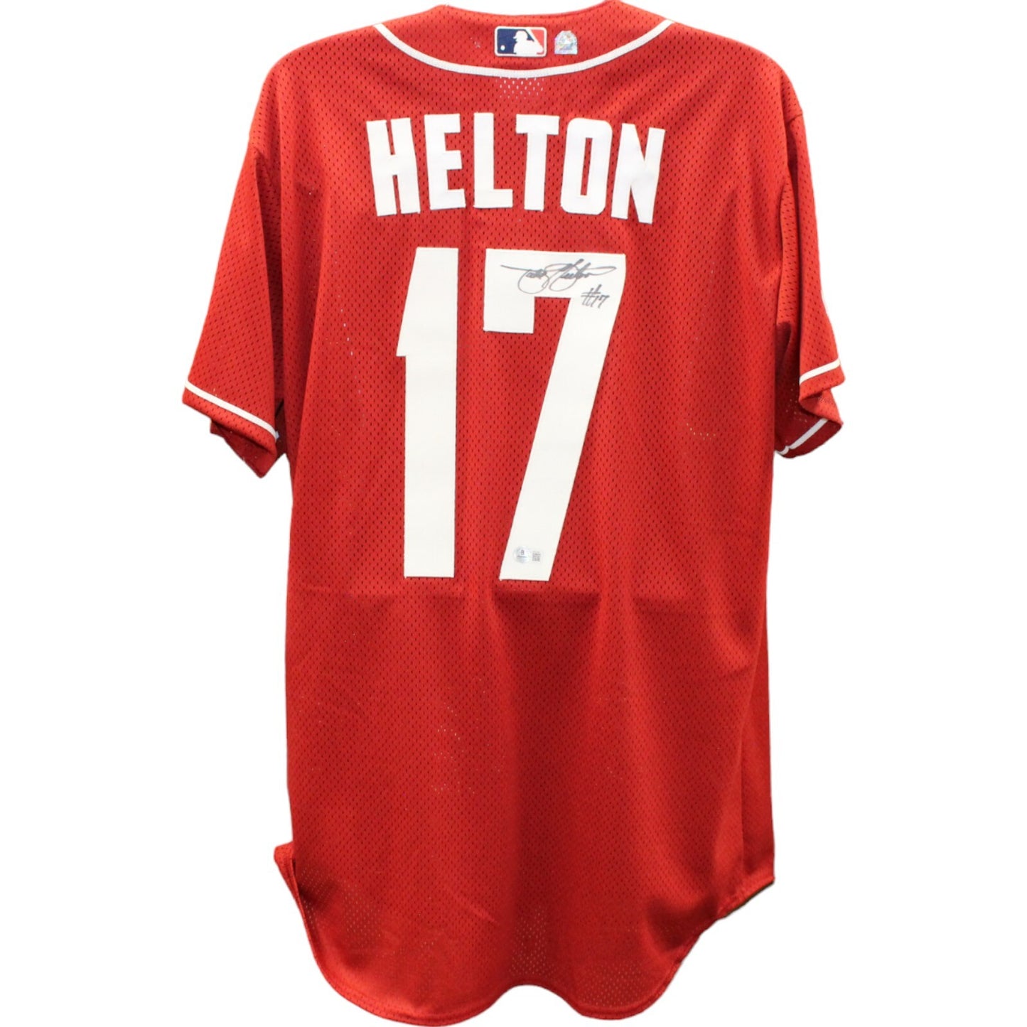 Todd Helton Signed National League Majestic Jersey (Beckett)