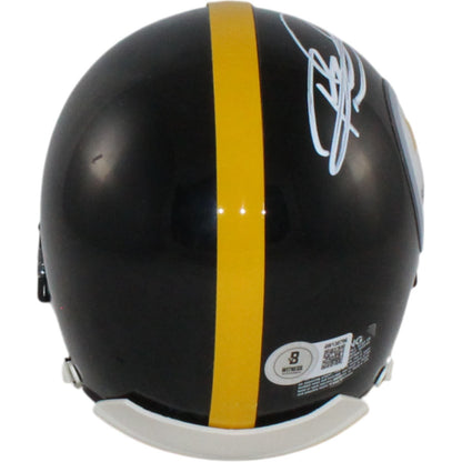 Rod Woodson Pittsburgh Steelers Signed VSR4 Mini Helmet HOF Inscription