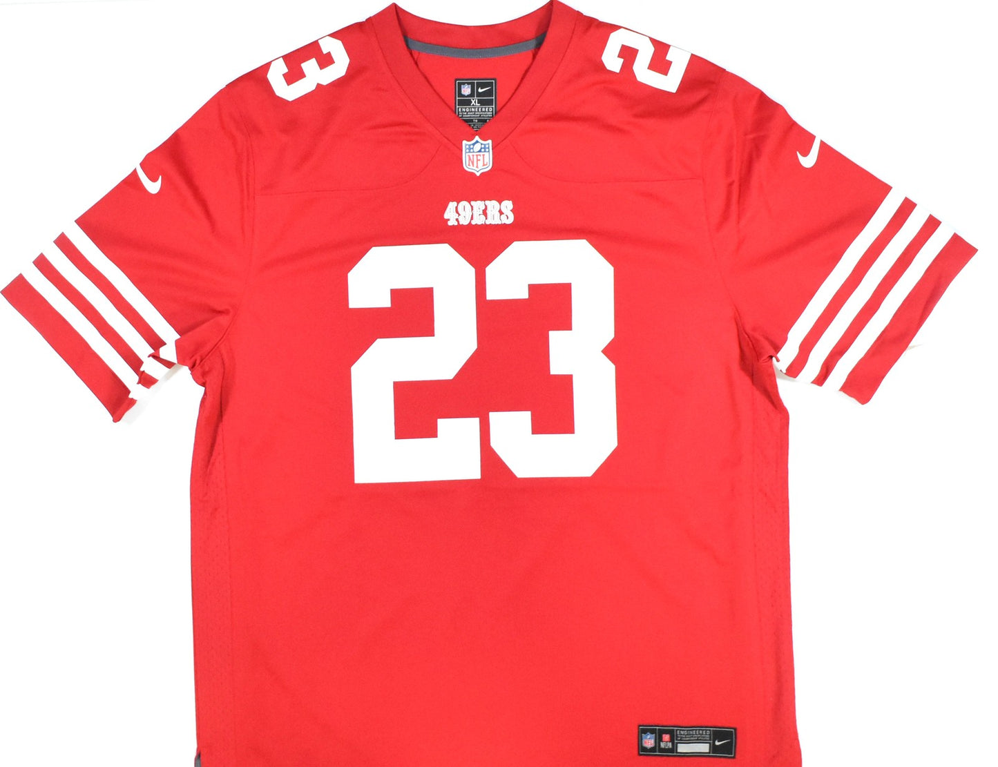 Christian McCaffrey Autographed San Francisco 49ers Nike Game Jersey