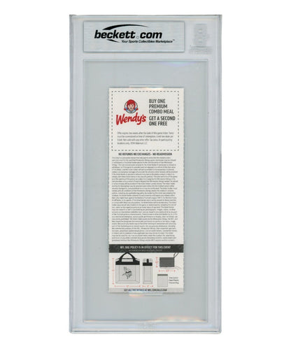 Adrian Peterson Autographed Minnesota Vikings Slabbed Ticket Stub
