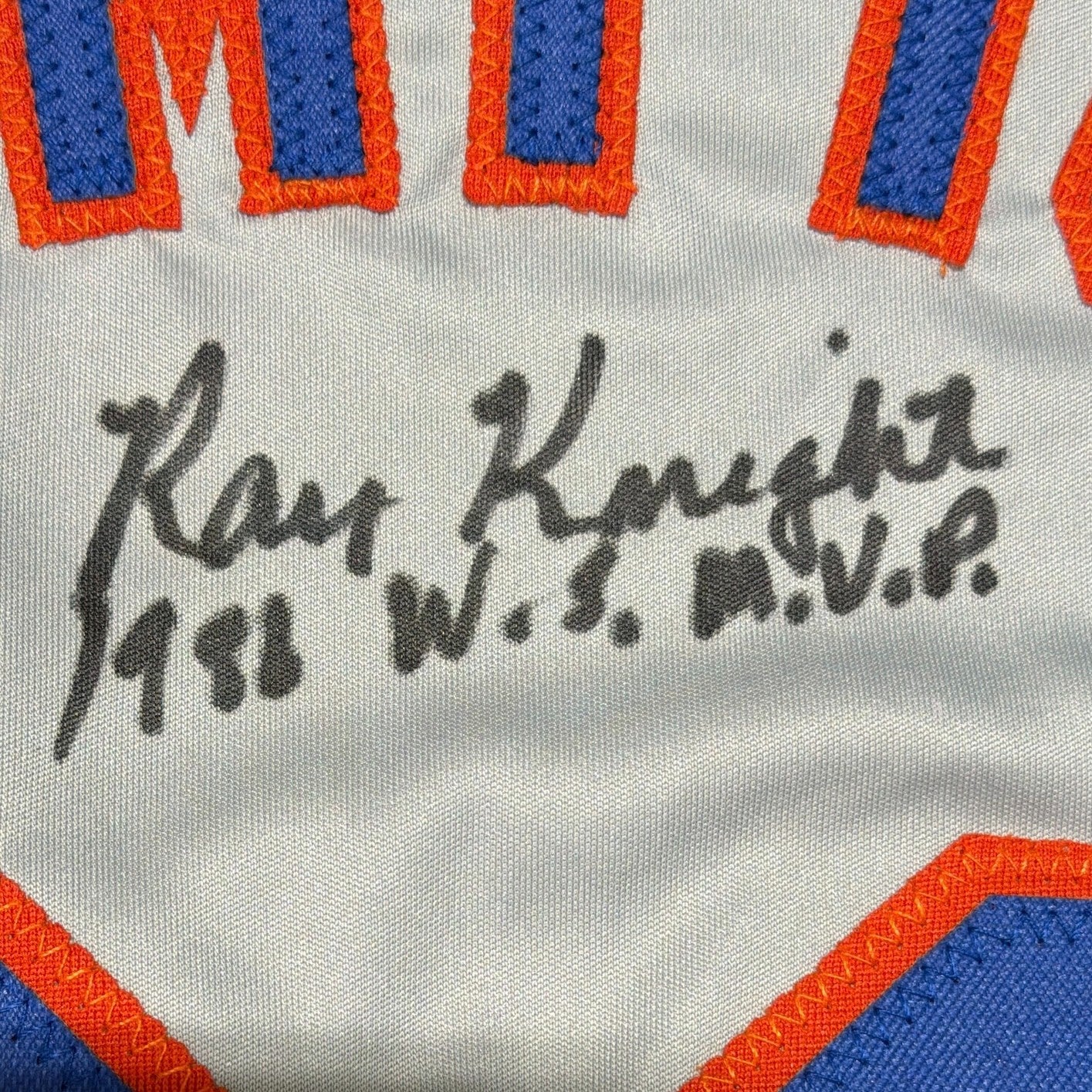 1986 New York Mets Team Signed Multi-Autograph Custom Jersey (23 Signatures)