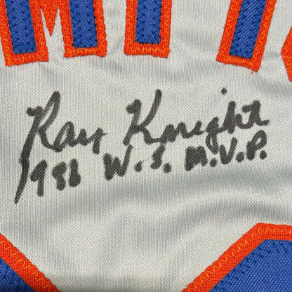 1986 New York Mets Team Signed Multi-Autograph Custom Jersey (23 Signatures)