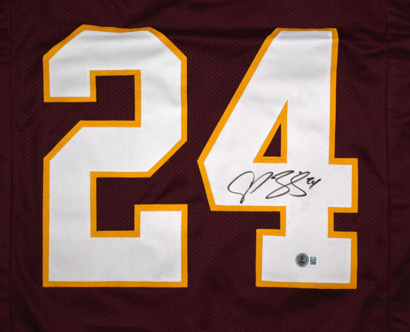Champ Bailey Signed Burgundy Custom Jersey