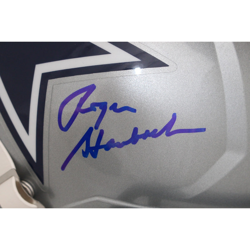 Roger Staubach Dallas Cowboys Autographed 1976 Full Size Replica Helmet