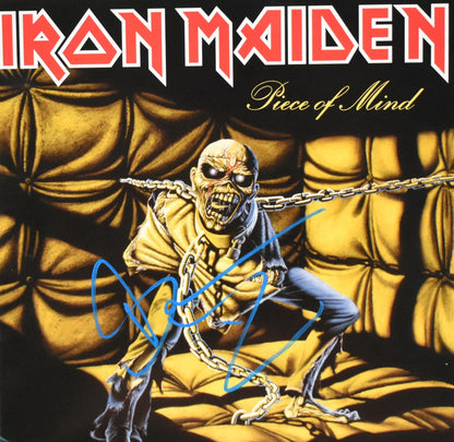 Bruce Dickinson Signed Iron Maiden Piece of Mind Vinyl Record