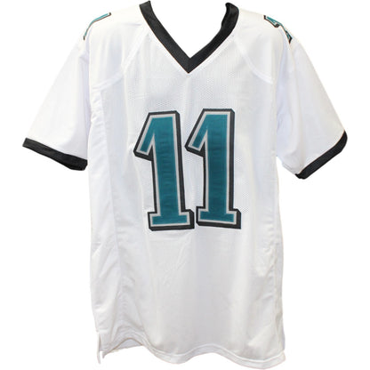 AJ Brown Autographed White Pro Style Jersey (Beckett Witnessed)