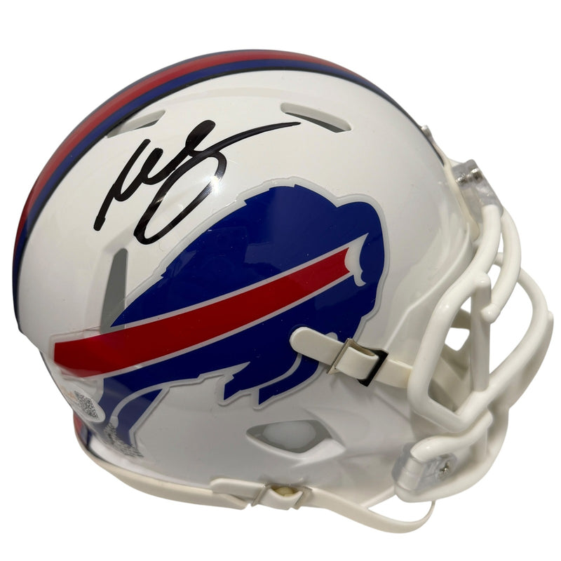 Willis McGahee Signed Buffalo Bills Speed Mini Helmet - JSA COA