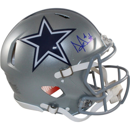 Dak Prescott Dallas Cowboys Autographed Full Size Authentic Helmet (BAS)