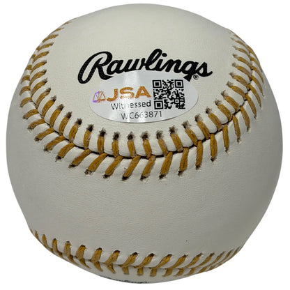 Willie Wilson Signed Gold Glove Baseball with "80 GG" Inscription