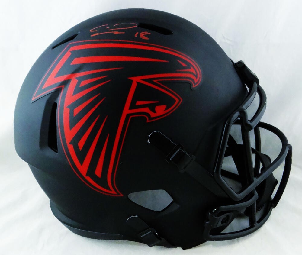 Calvin Ridley Signed Atlanta Falcons Eclipse Full Size Helmet