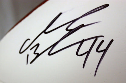 David Wilson & Ahmad Bradshaw Signed New York Giants Logo Football