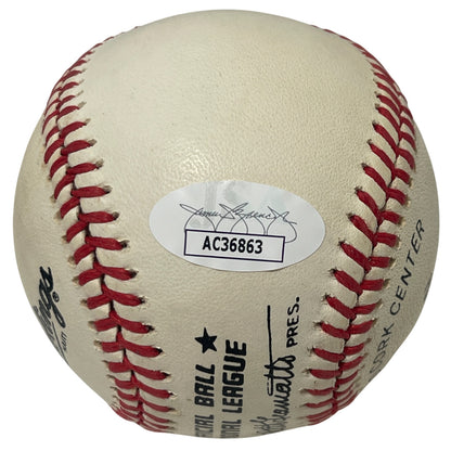 Kirk Gibson Signed Detroit Tigers Rawlings National League Baseball (JSA)