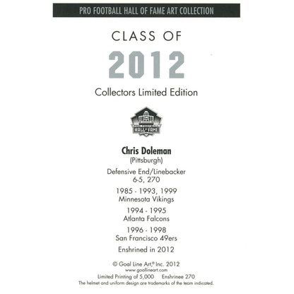2012 Hall of Fame Multi-Signed Goal Line Art Card Set