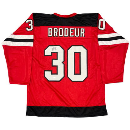 Martin Brodeur Autographed New Jersey Devils Custom Jersey (JSA COA)