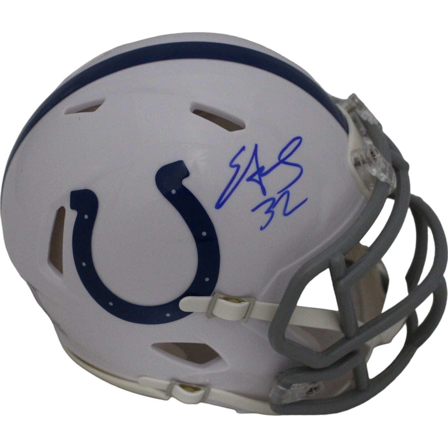 Edgerrin James Indianapolis Colts Signed Speed Mini Helmet (Beckett)