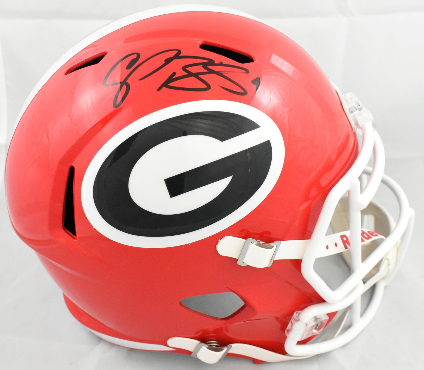 Champ Bailey Signed Georgia Bulldogs Full Size Speed Helmet