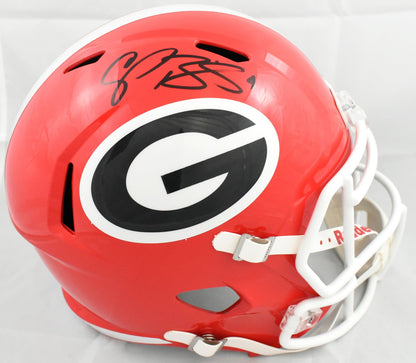Champ Bailey Signed Georgia Bulldogs Full Size Speed Helmet
