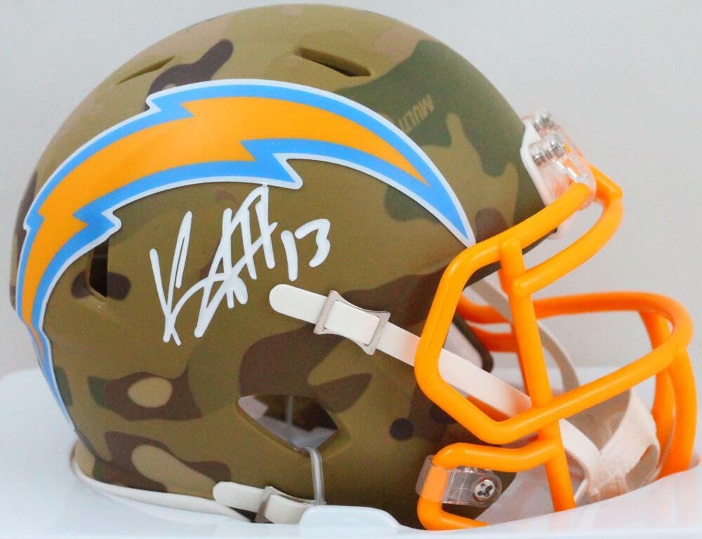 Keenan Allen Signed Los Angeles Chargers Camo Mini Helmet