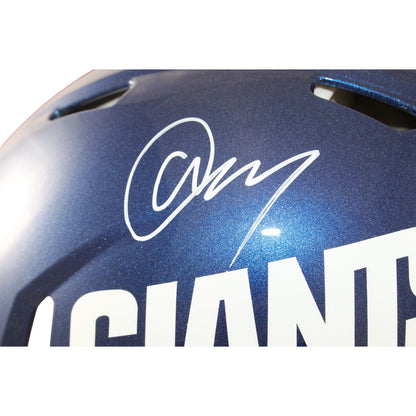 Abdul Carter Signed New York Giants Full Size Color Rush Authentic Helmet