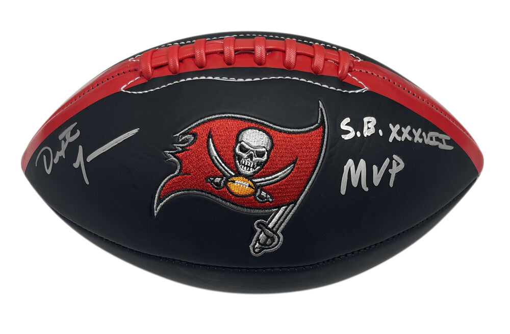 Dexter Jackson Autographed Tampa Bay Buccaneers Logo Football Beckett