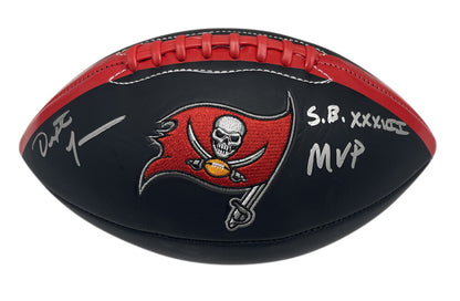 Dexter Jackson Autographed Tampa Bay Buccaneers Logo Football Beckett