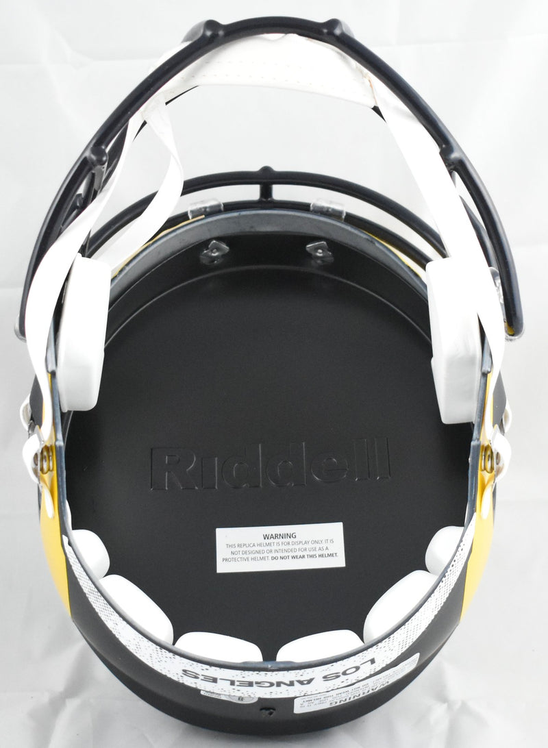 Matthew Stafford Signed Los Angeles Rams Full Size Rivalries Speed Helmet