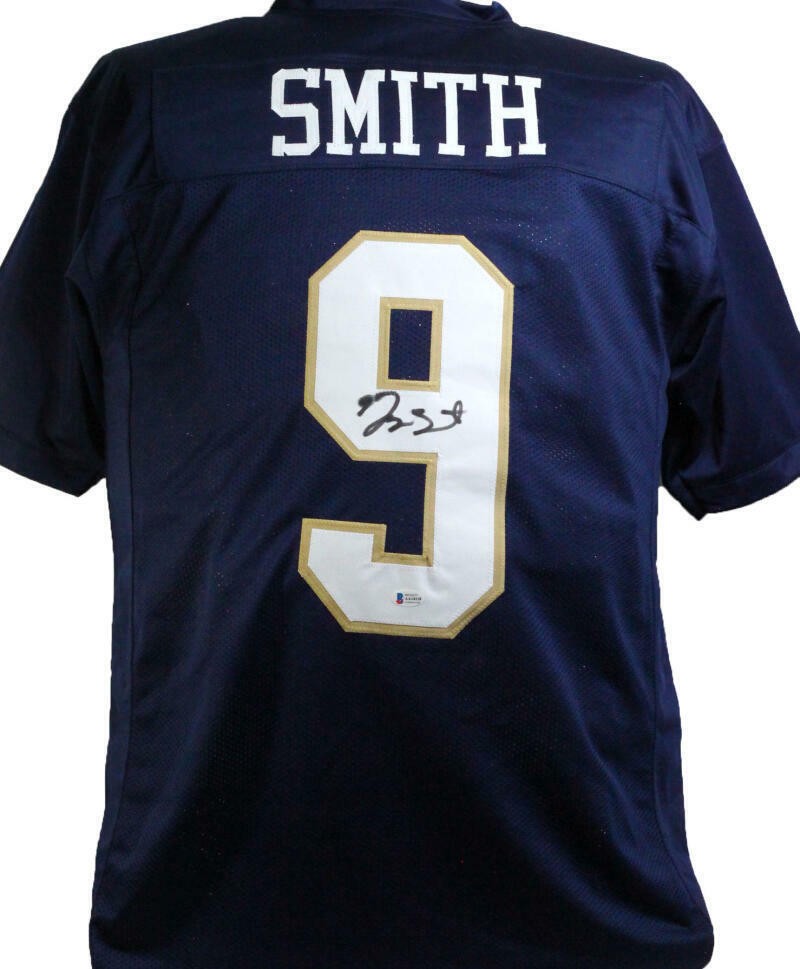 Jaylon Smith Signed Navy Blue Custom College Style Jersey