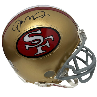 Joe Montana Signed San Francisco 49ers VSR4 Mini Helmet (BAS COA)