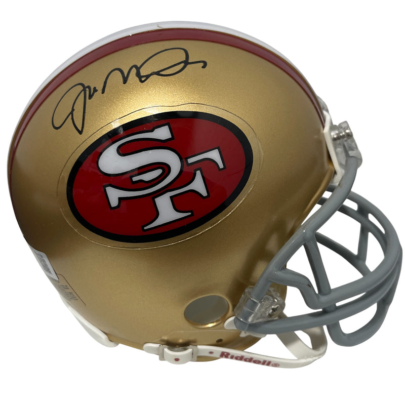 Joe Montana Signed San Francisco 49ers VSR4 Mini Helmet (BAS COA)
