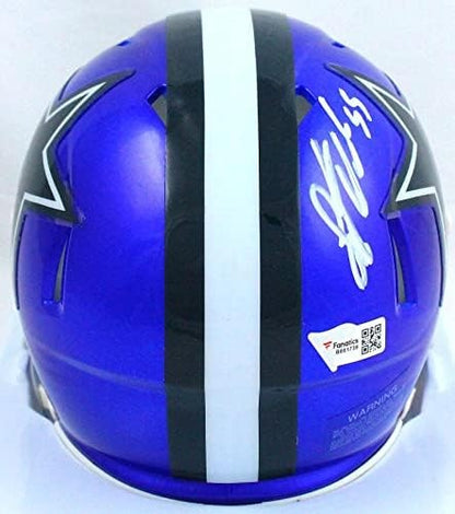 Leighton Vander Esch Signed Dallas Cowboys Flash Mini Helmet