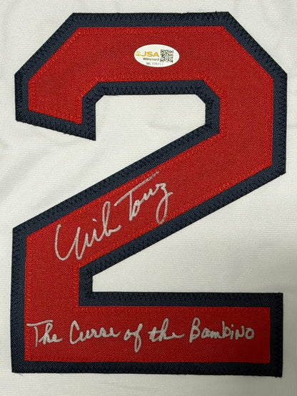 Mike Torrez Signed Boston Red Sox Custom Jersey (Curse of Bambino)