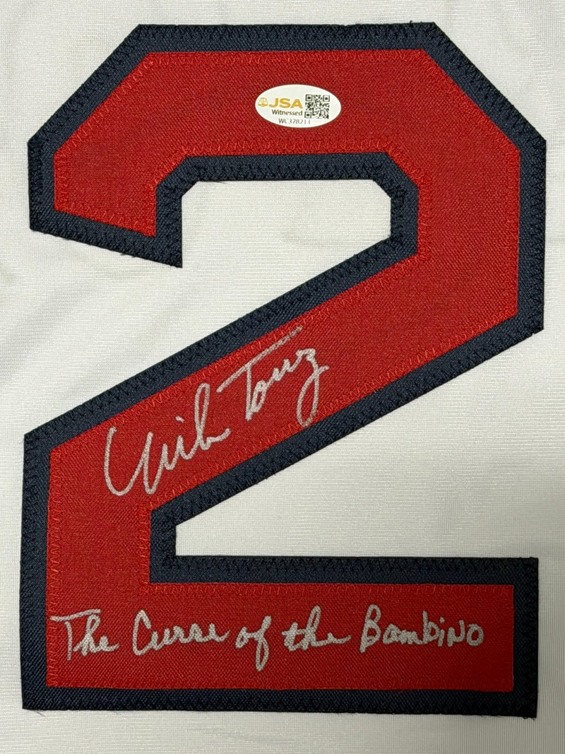 Mike Torrez Signed Boston Red Sox Custom Jersey (Curse of Bambino)