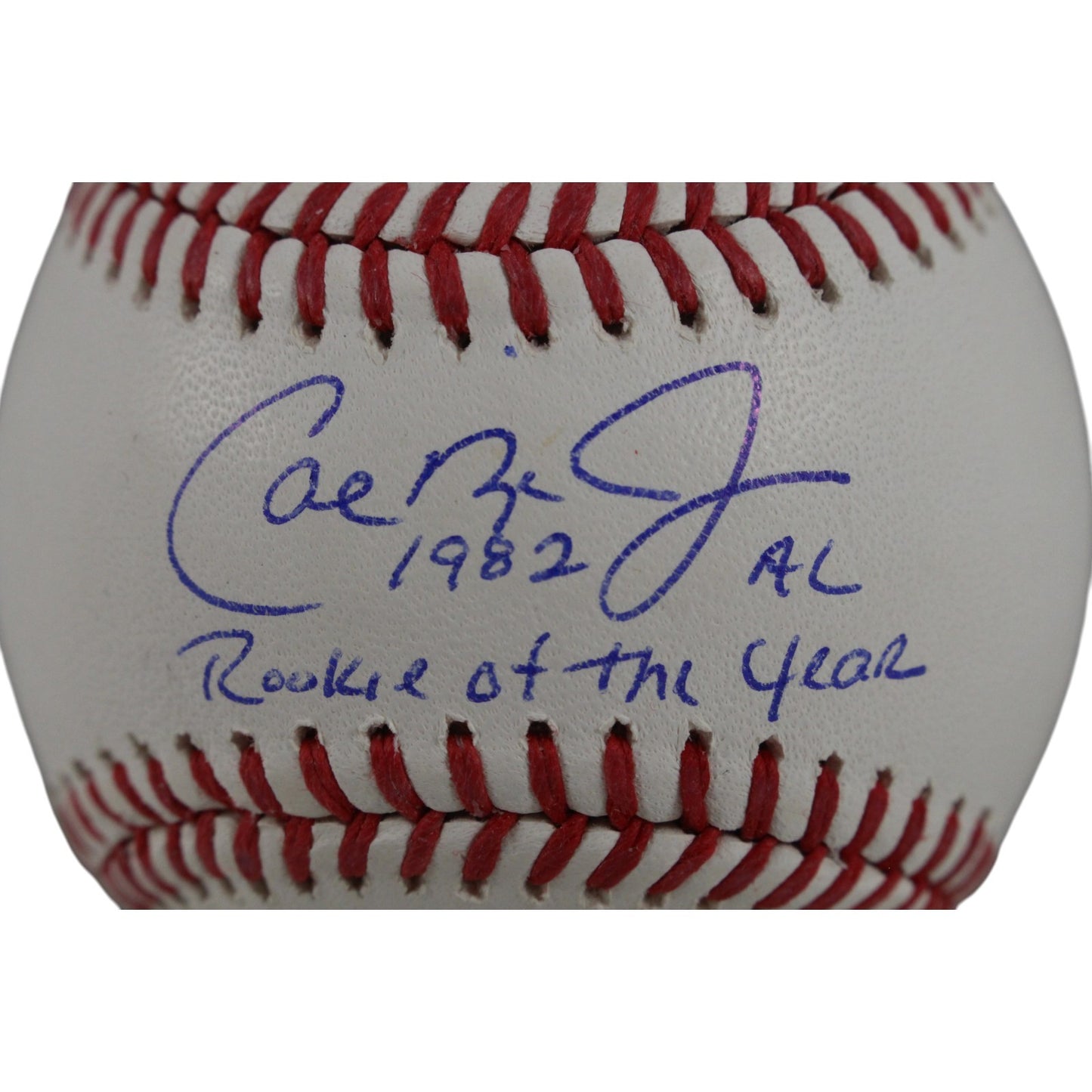 Cal Ripken Autographed Baltimore Orioles Inscribed Baseball (1982 ROY)