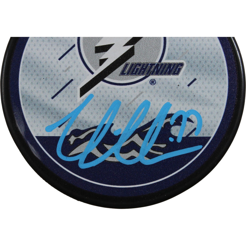 Victor Hedman Autographed Tampa Bay Lightning Reverse Retro Hockey Puck
