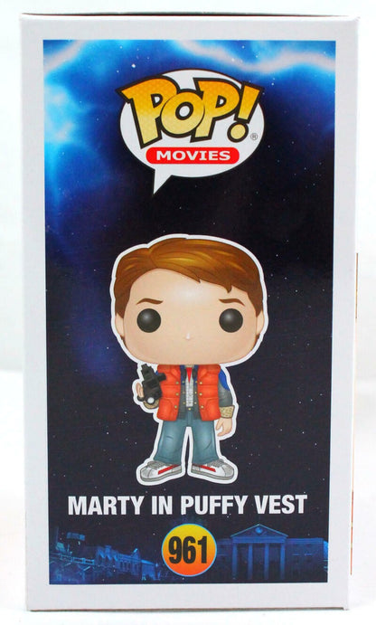 Michael J. Fox Signed Marty McFly Funko Pop Figurine #961