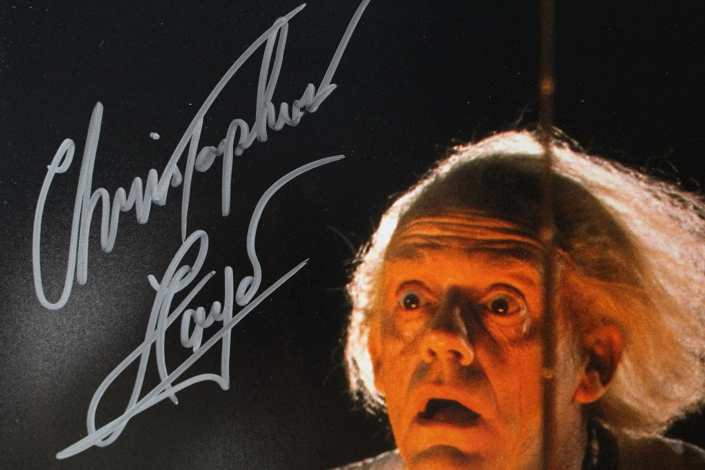Michael J. Fox & Christopher Lloyd Back to the Future Autographed 16x20 Photo