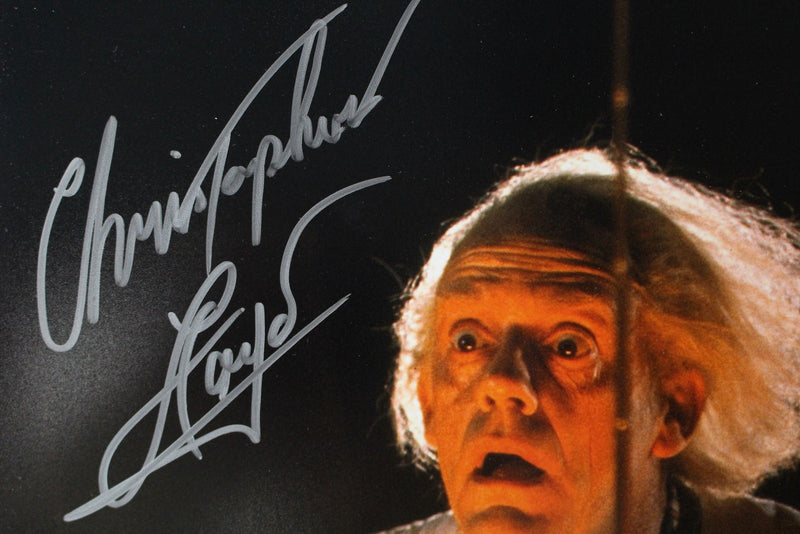 Michael J. Fox & Christopher Lloyd Back to the Future Autographed 16x20 Photo