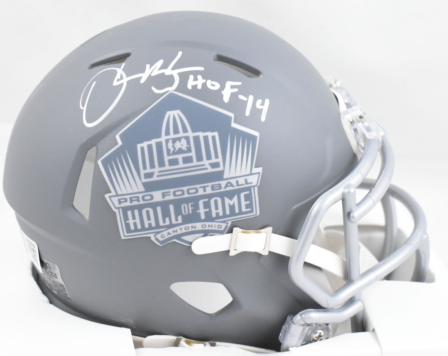 Derrick Brooks Signed Tampa Bay Buccaneers Slate Speed Mini Helmet