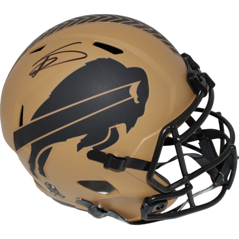 Stefon Diggs Signed Buffalo Bills Full Size 2023 Salute Helmet