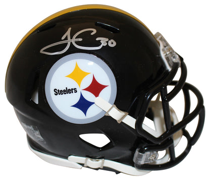 James Conner Pittsburgh Steelers Autographed Mini Helmet (Beckett)