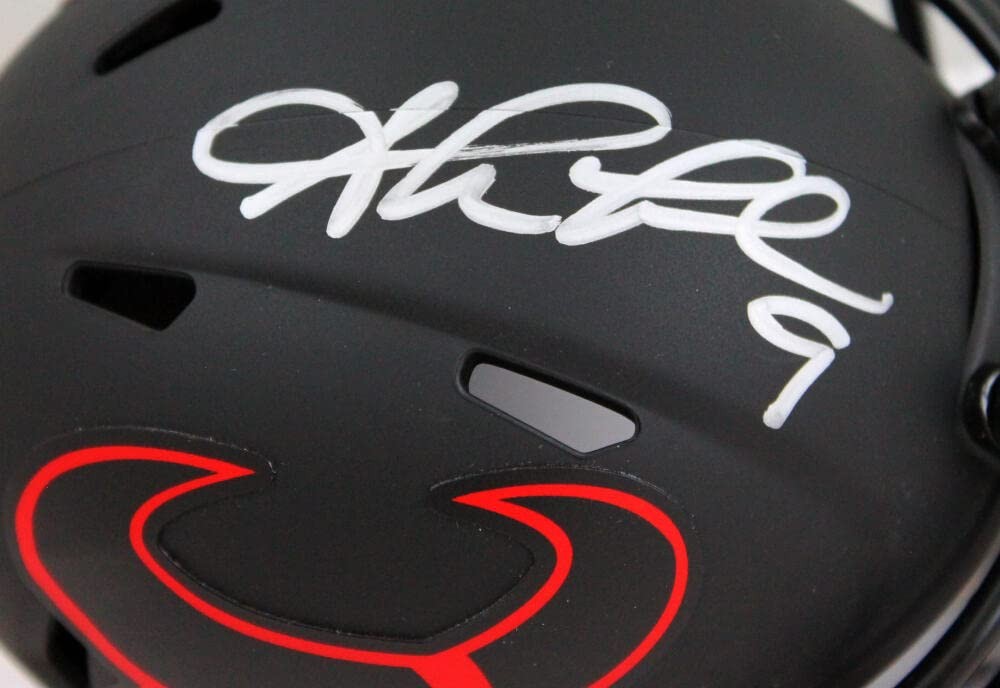Shane Lechler Signed Houston Texans Eclipse Speed Mini Helmet