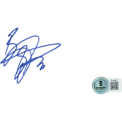 Barry Sanders Detroit Lions Autographed 4x6 Cut Card (BAS)