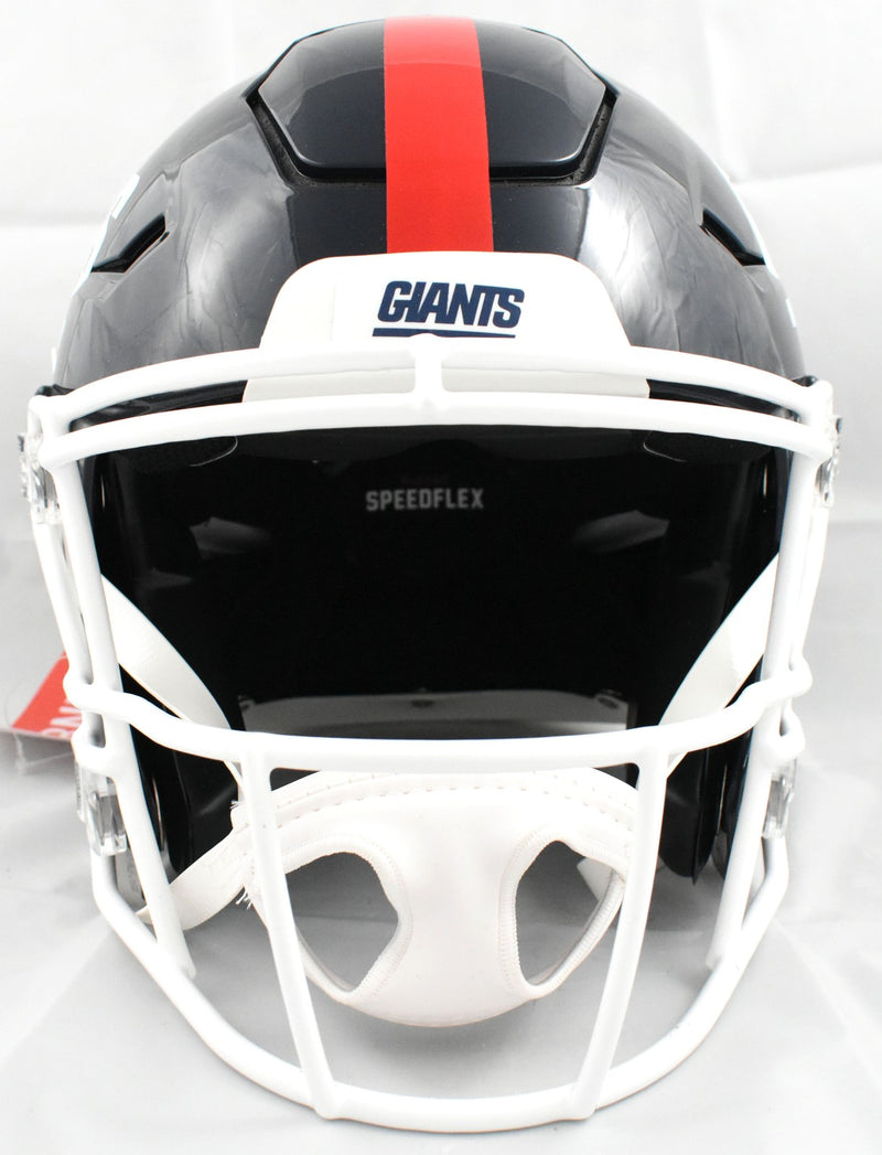 Phil Simms Signed New York Giants Throwback Speedflex Authentic Helmet